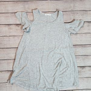 Girls cold shoulder dress